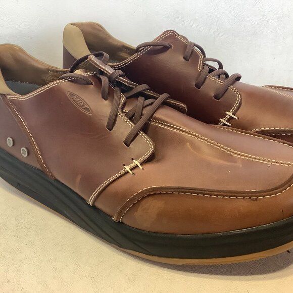 Men\'s MBT Physiological Brown Tariki M Walnut Leather Oxford Shoes Size 14 main image 13